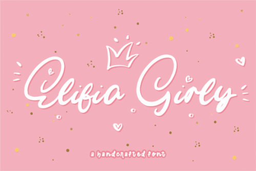 Elifia Girly Font 1