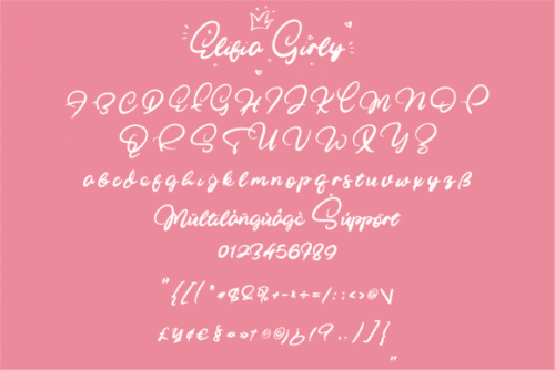 Elifia Girly Font 6