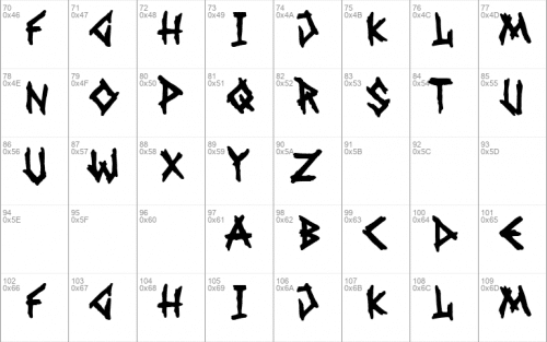 Falange Punk Font 3