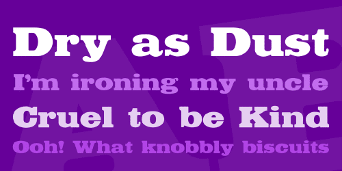 Fette Egyptienne Font 1