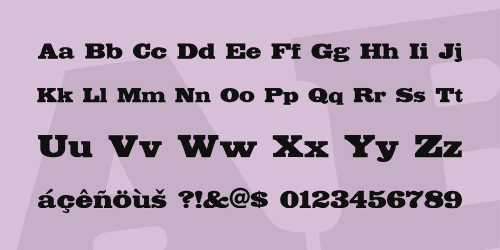 Fette Egyptienne Font 2