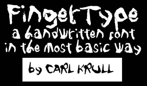 Finger Type Font 1