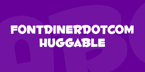 Fontdinerdotcom Huggable Font 1