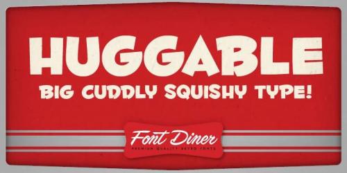 Fontdinerdotcom Huggable Font 4