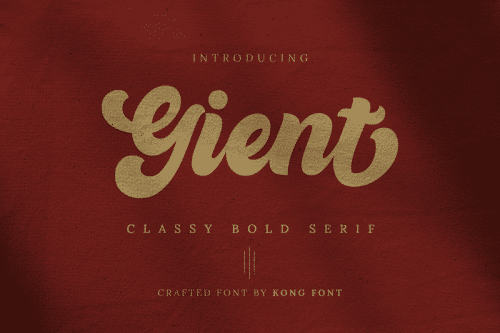 Gient Script Font 1