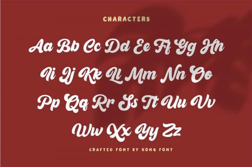 Gient Script Font 8