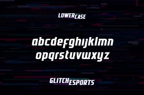 Glitch Esports Font 3