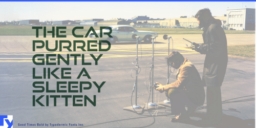 Good Times Regular Font 2