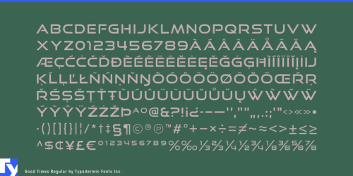 Good Times Regular Font 7