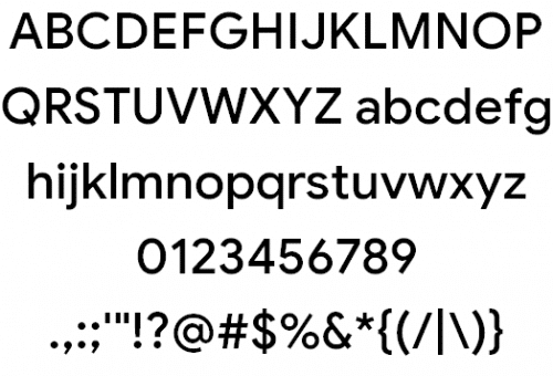 Google Sans Medium Font 1