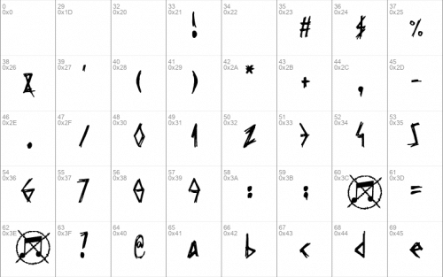 Grindcore Records Font 1