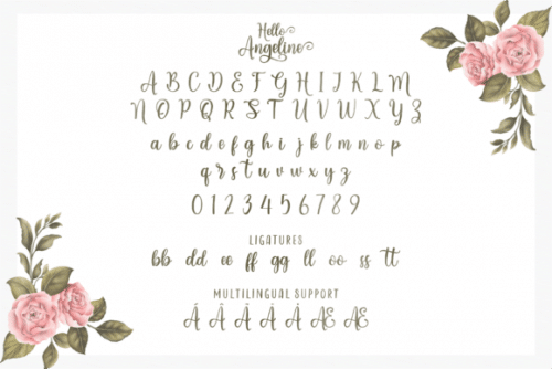 Hello Angeline Font 10