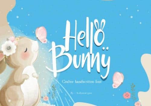 Hello Bunny Font 1