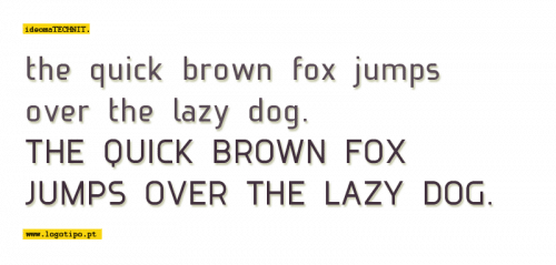 Ideoma Technit Font 1