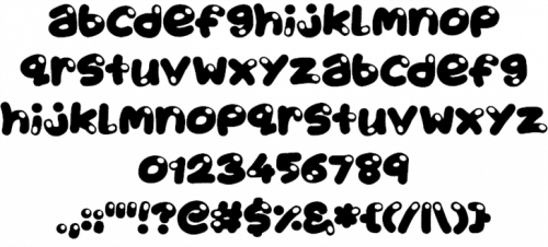 Juicy Fruity Font 2