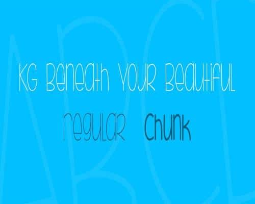 KG-Beneath-Your-Beautiful-Font-0