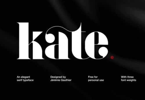 Kate Bold Font