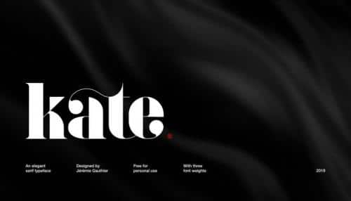 Kate Bold Font 1