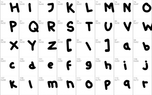 Kids Zone Cartoon Font 3