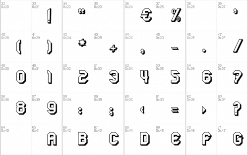 LGF Lage Logo TresD Font 2