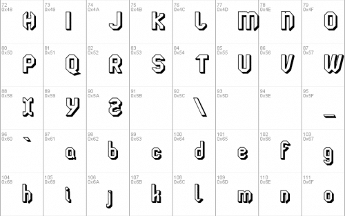 LGF Lage Logo TresD Font 3