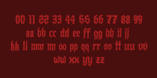 Lazy Monk Font 3