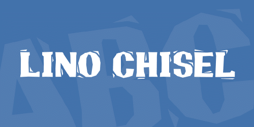 Lino Chisel Font 1