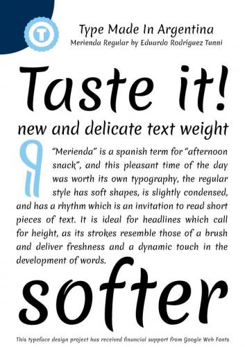 Merienda Font 5
