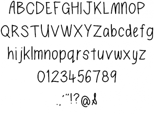 Mine Oh Mine Font 2