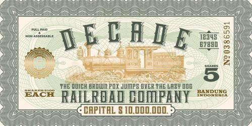 National Currency Font 1