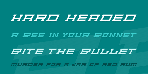 Non Circular Font 2