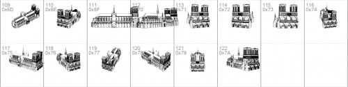 Notre Dame de Paris Font 3