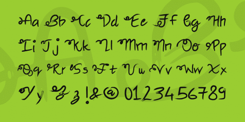 Nude Fude Font 4