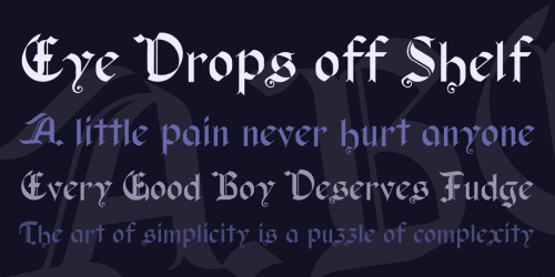 Old Wise Lord Font 2