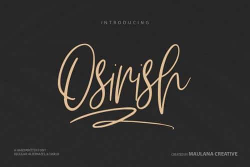 Osirish Handwritten Font 1