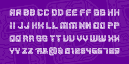 PCB Font 3