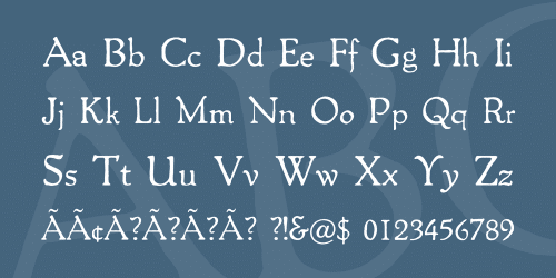 Packard Antique Font 4