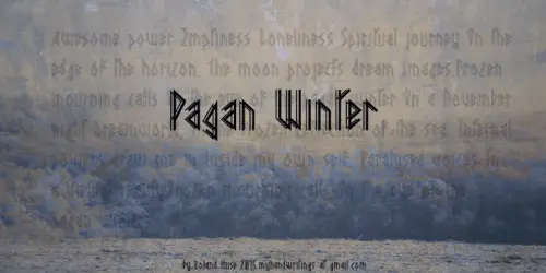 Pagan Winter Font 1