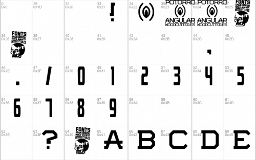 Potorro Angular Font 2