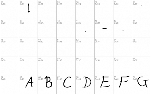 Quick Note Font 2