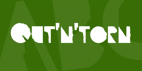 Qut'n'torn Font 1