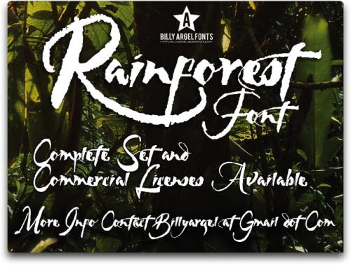 Rainforest Font