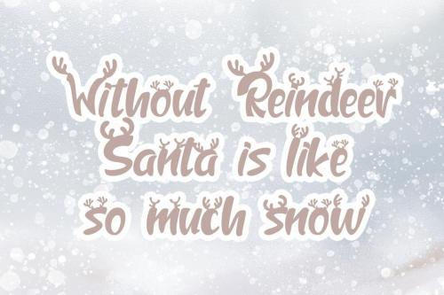 Reindeer Font 2