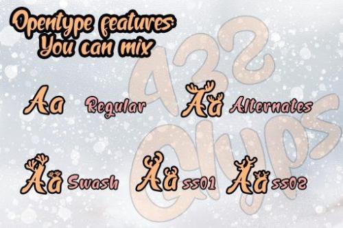 Reindeer Font 6