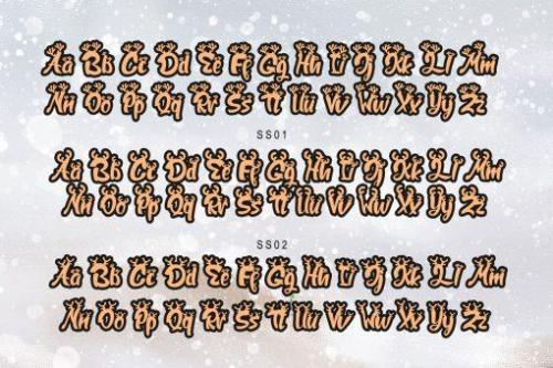 Reindeer Font 8