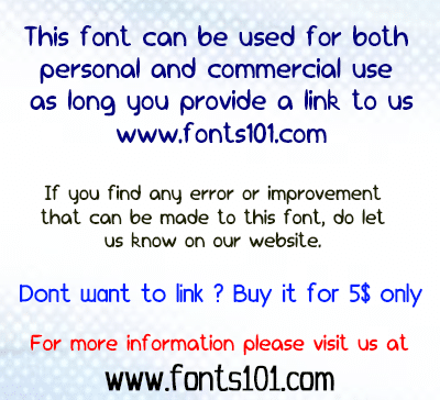 Risky Roadrunner 101 Font 2
