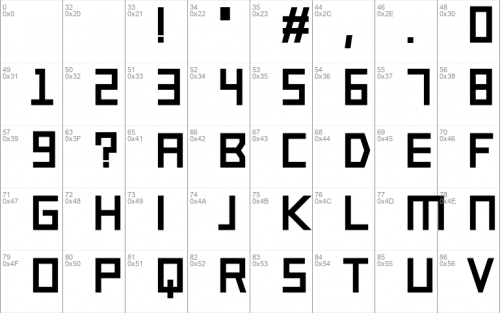 Robot Font Techno Font 2
