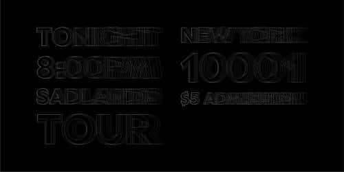 SG Alternative Font Family 5