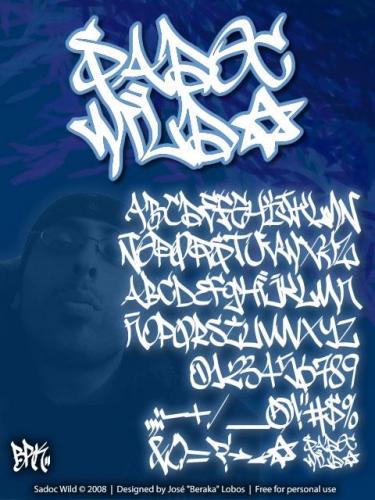 Sadoc Wild Font 2