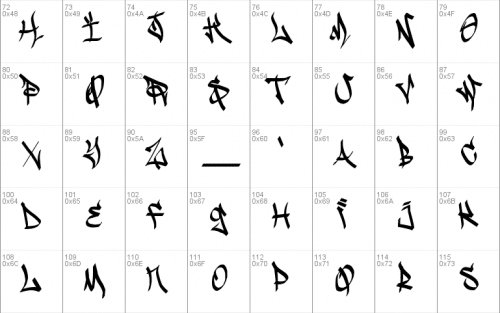 Sadoc Wild Font 4